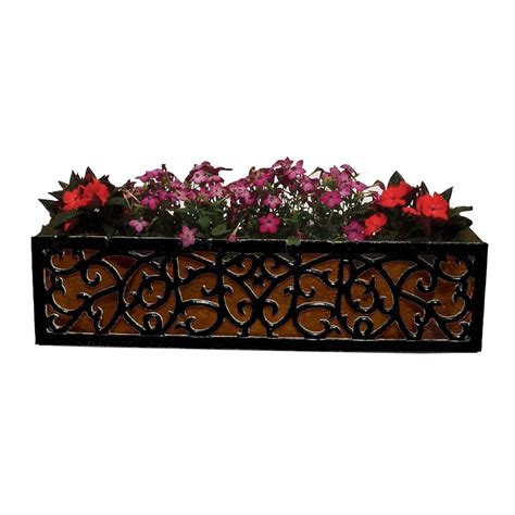 metal window box stand|window box liners lowe's.